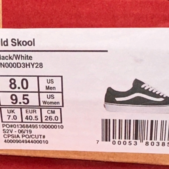 Worn Old Skool Vans - Picture 4 of 4